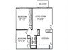 2 Bed 1 Bath w/Balcony